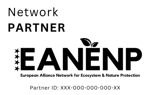 Network Partner badge EANENP black on white